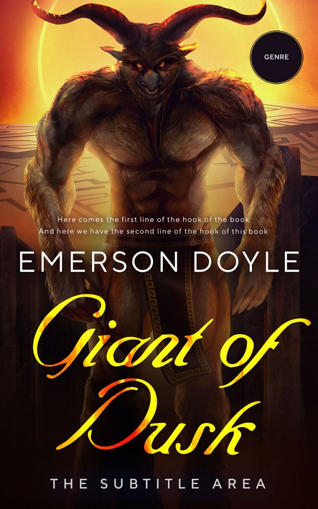 Front view of Anzac #12659 - Premade Fantasy Book Cover | BookCoverZone