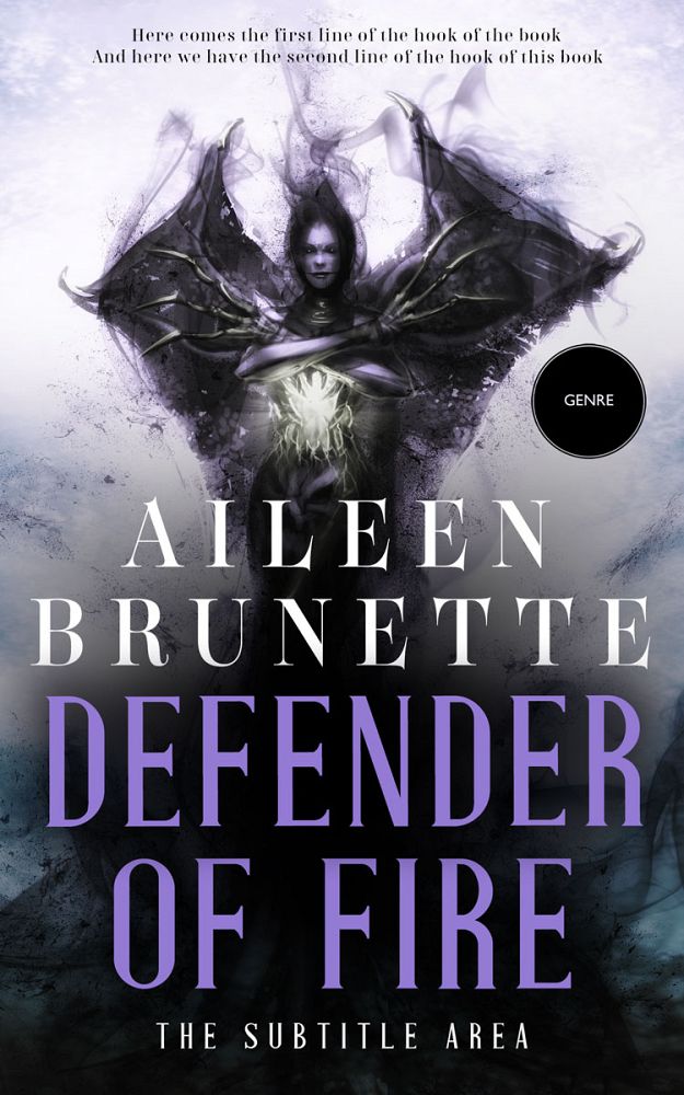 Front view of Snuff #12694 - Premade Fantasy Book Cover | BookCoverZone