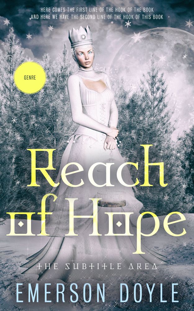 Front view of Oslo Gray #12699 - Premade Fantasy Book Cover | BookCoverZone