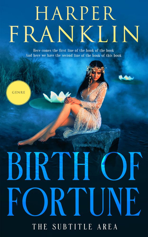 Front view of Tiber #12772 - Premade Fantasy Book Cover | BookCoverZone