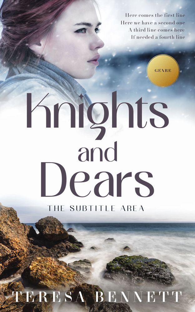 Front view of Silver Sand #12816 - Premade Romance Book Cover | BookCoverZone