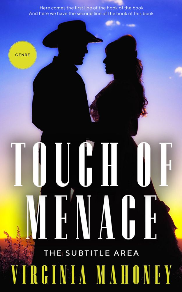 Front view of Bison Hide #12890 - Premade Romance Book Cover | BookCoverZone