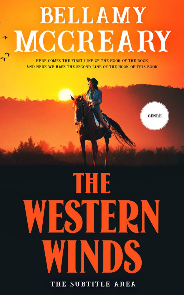 Front view of Tango #12920 - Premade Action & Adventure Book Cover | BookCoverZone