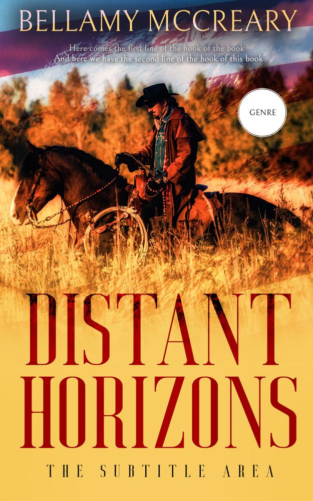 Front view of Ronchi #12929 - Premade Action & Adventure Book Cover | BookCoverZone