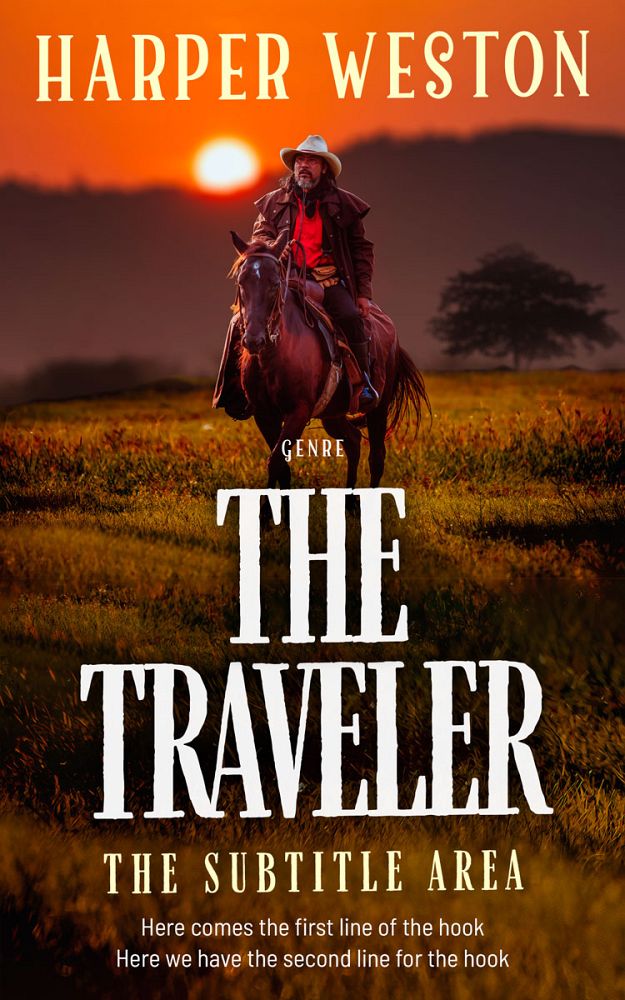 Front view of Deep Oak #12938 - Premade Historical Book Cover | BookCoverZone