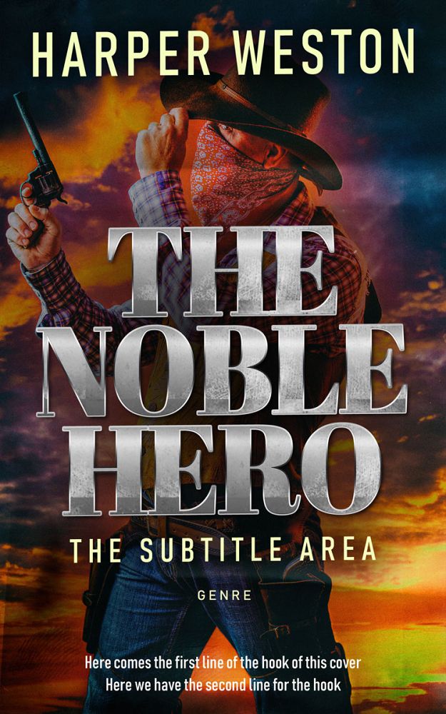 Front view of Thunder #12942 - Premade Action & Adventure Book Cover | BookCoverZone