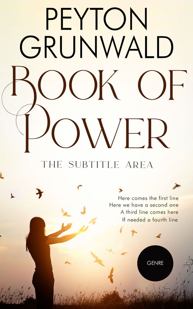 Front view of Quarter Spanish White #13171 - Premade Religion & Spirituality Book Cover | BookCoverZone