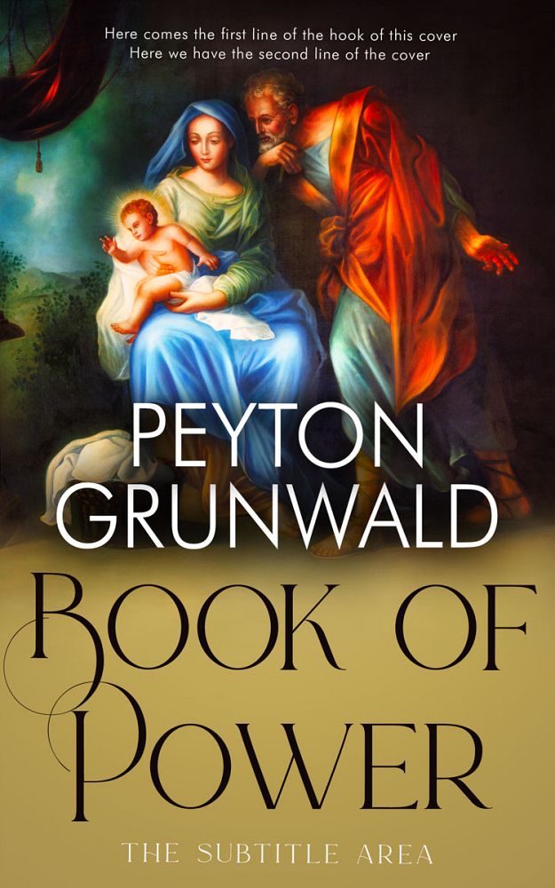 Front view of Twine #13174 - Premade Religion & Spirituality Book Cover | BookCoverZone