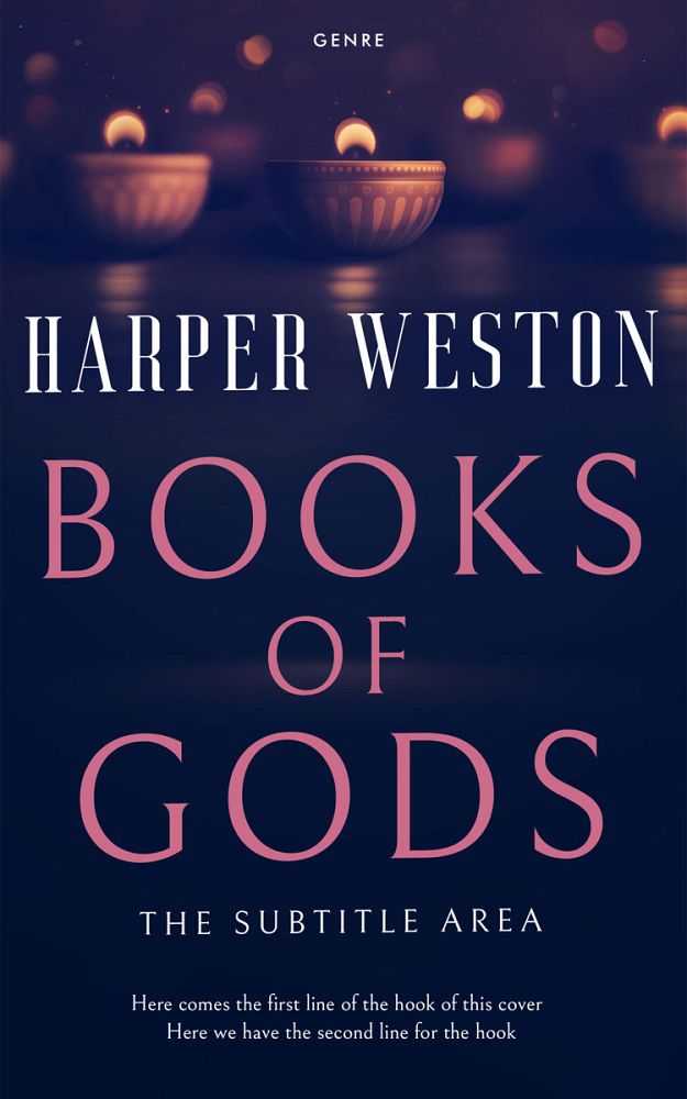 Front view of Bunting #13183 - Premade Religion & Spirituality Book Cover | BookCoverZone