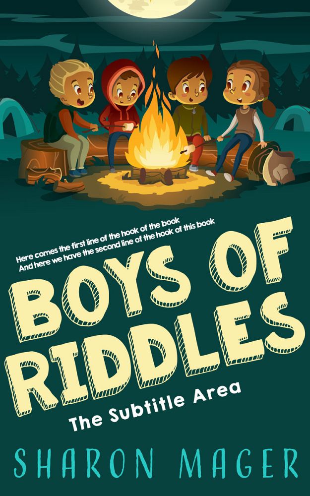 Front view of Gold Sand #13268 - Premade Teen & Young Adult Book Cover | BookCoverZone