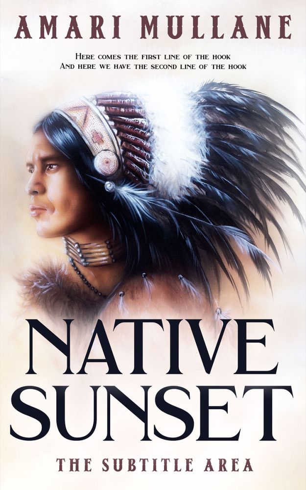 Front view of Ebb #13297 - Premade Fantasy Book Cover | BookCoverZone