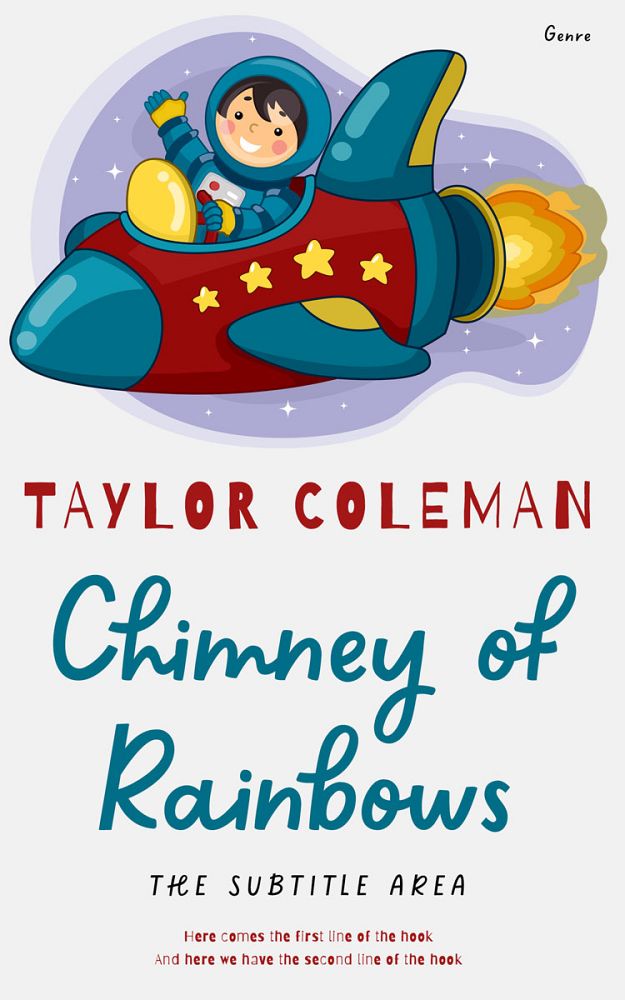 Front view of Atoll #13637 - Premade Fantasy Book Cover | BookCoverZone