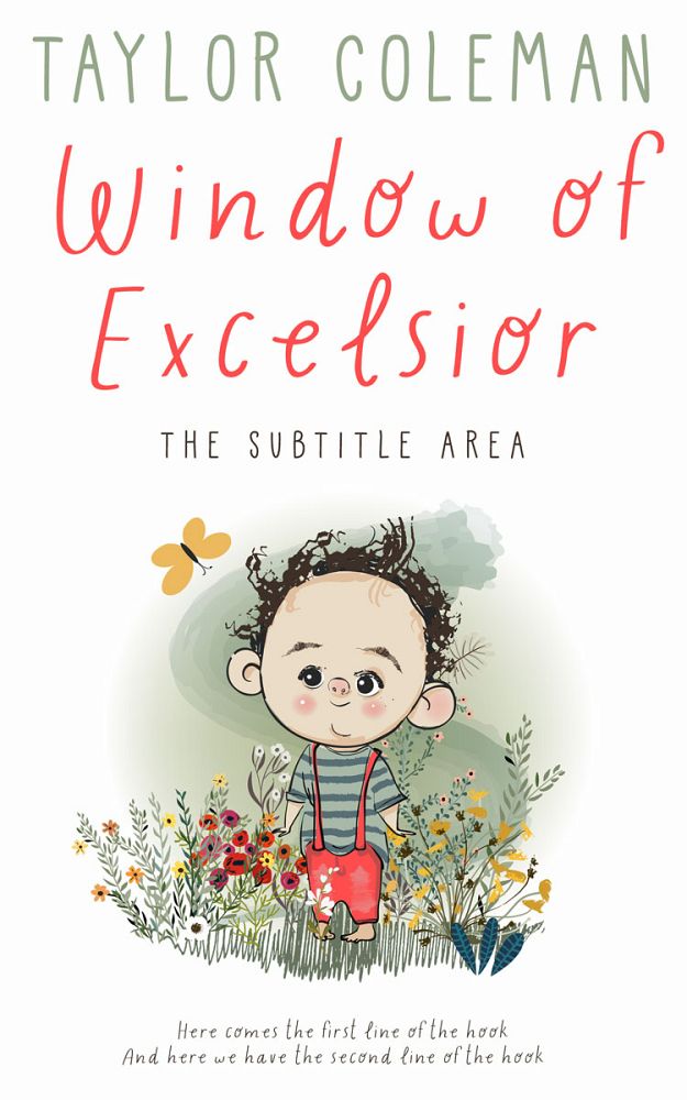 Front view of Moon Mist #13646 - Premade Nature Book Cover | BookCoverZone