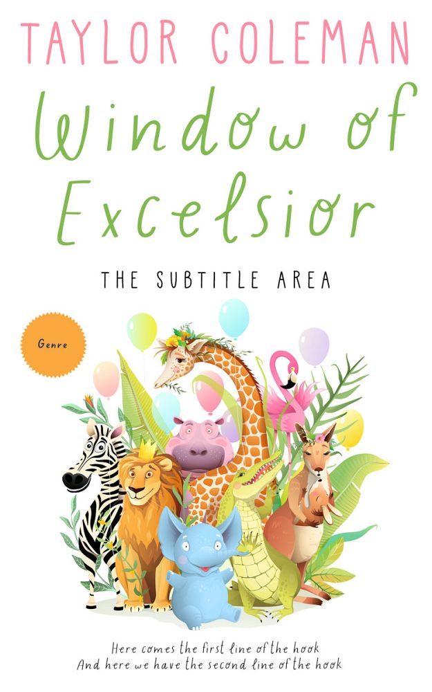 Front view of Moon Mist #13649 - Premade Nature Book Cover | BookCoverZone