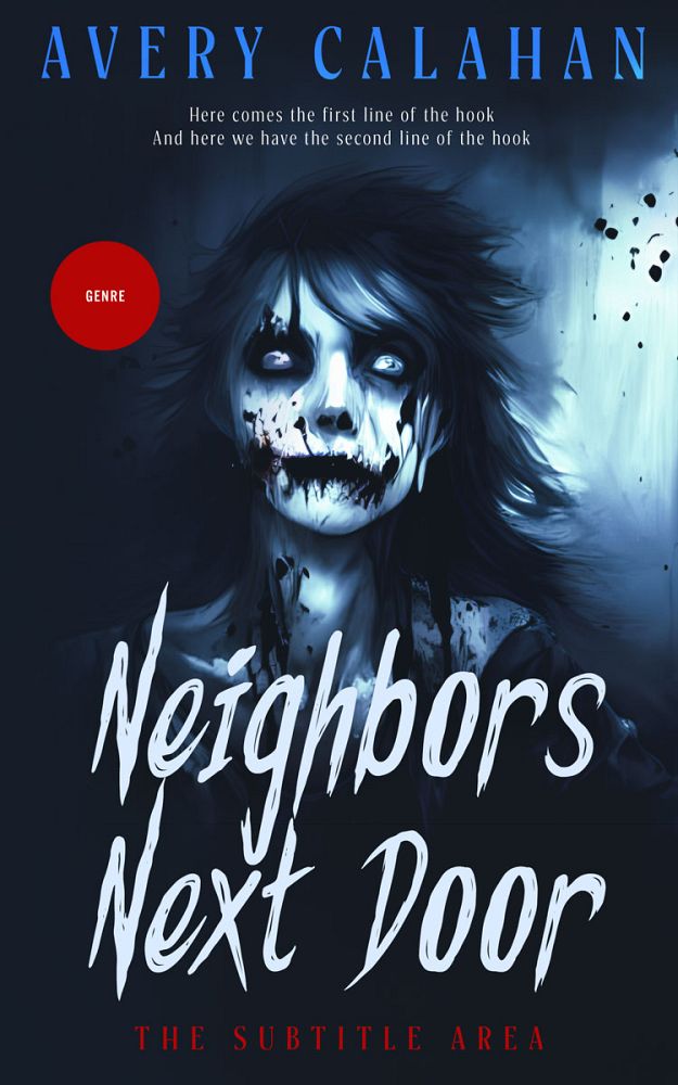 Front view of Mirage #13733 - Premade Horror Book Cover | BookCoverZone