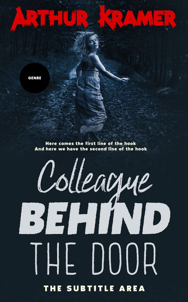 Front view of Mirage #13752 - Premade Horror Book Cover | BookCoverZone