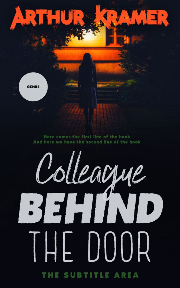 Front view of My Pink #13753 - Premade Mystery & Thriller & Suspense Book Cover | BookCoverZone