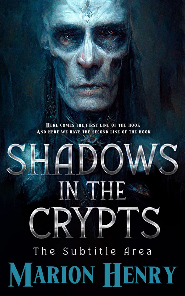 Front view of Ebony #13769 - Premade Horror Book Cover | BookCoverZone