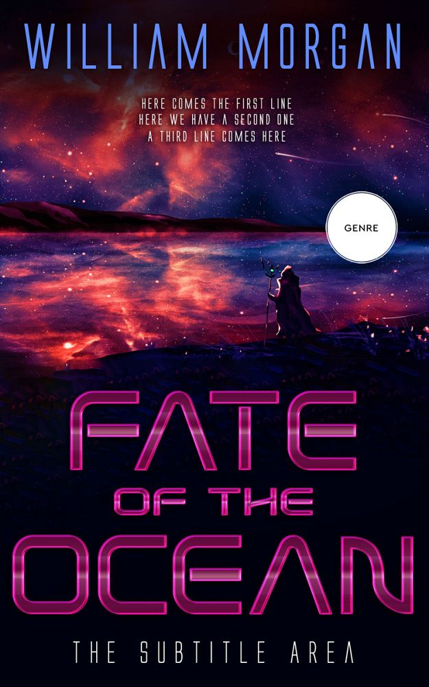 Front view of Mulberry #13940 - Premade Science Fiction Book Cover | BookCoverZone
