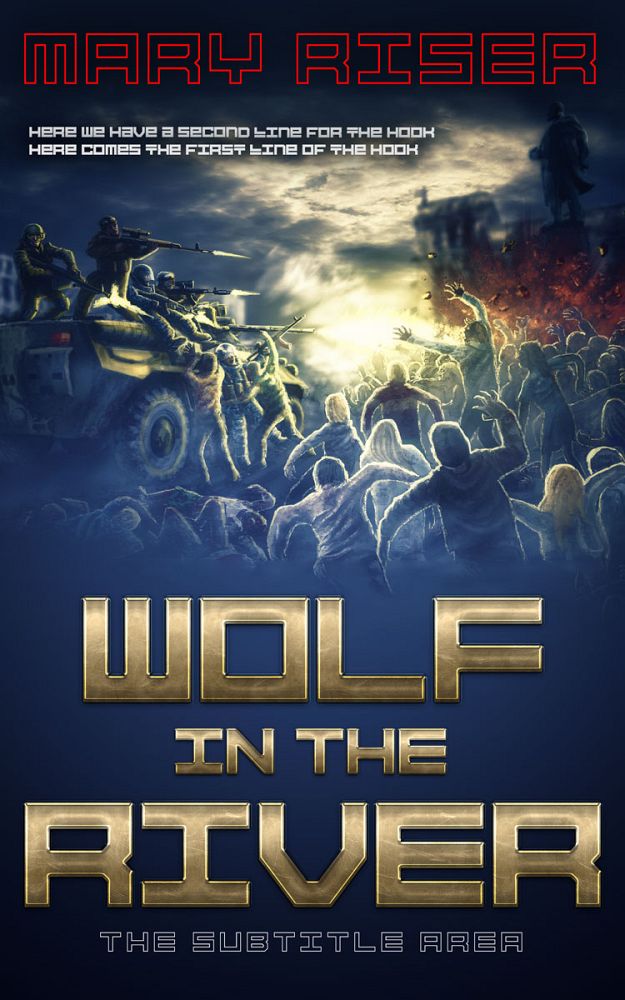 Front view of Ebony Clay #14003 - Premade Apocalyptica Book Cover | BookCoverZone