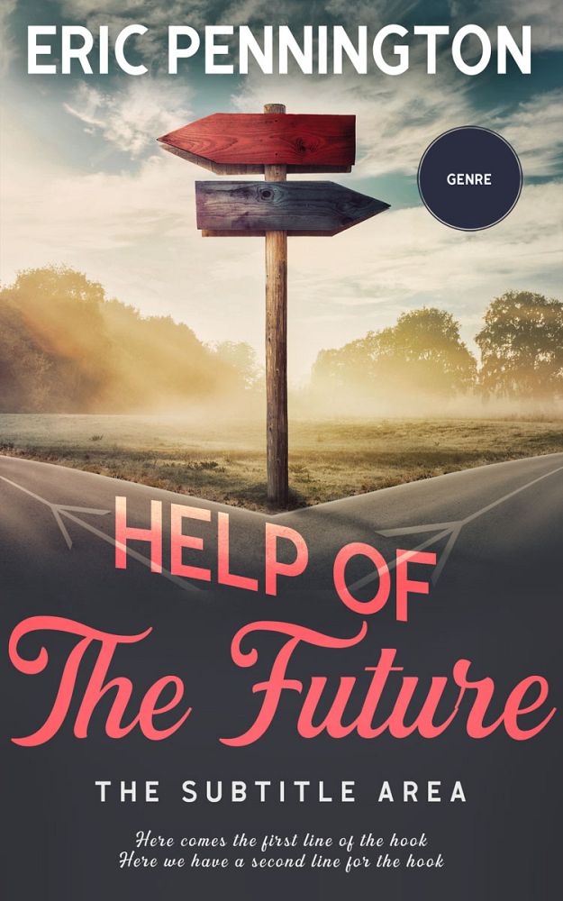 Front view of Tundora #14025 - Premade Self-Improvement & Self-Help Book Cover | BookCoverZone