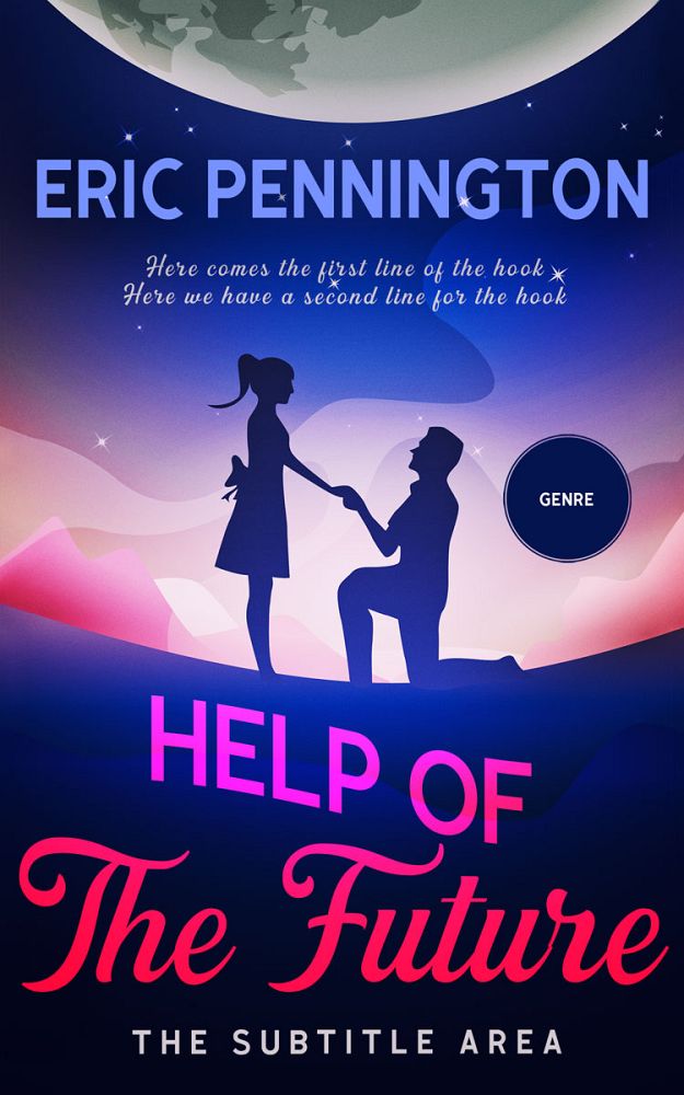 Front view of Blue Zodiac #14033 - Premade Romance Book Cover | BookCoverZone