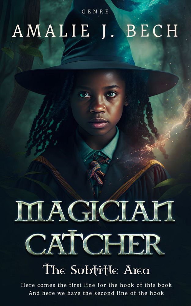 Front view of Bunker #14062 - Premade Abstract Book Cover | BookCoverZone