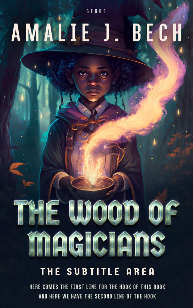 Front view of Mirage #14063 - Premade Fantasy Book Cover | BookCoverZone