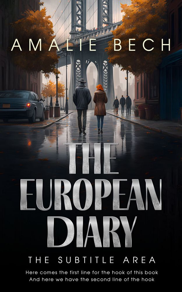 Front view of Silk #14083 - Premade Travel Book Cover | BookCoverZone