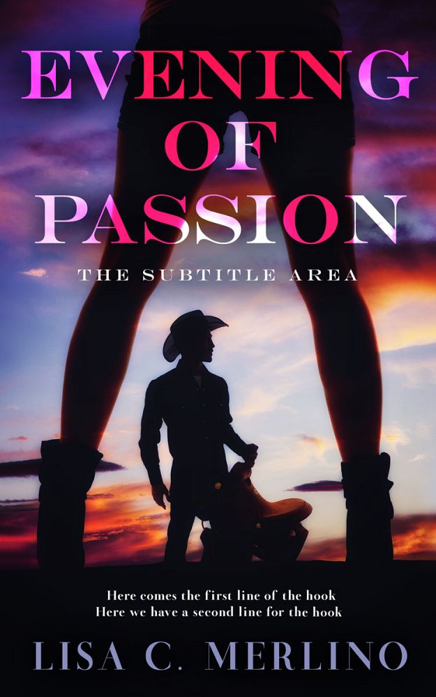 Front view of Careys Pink #14173 - Premade Western Book Cover | BookCoverZone