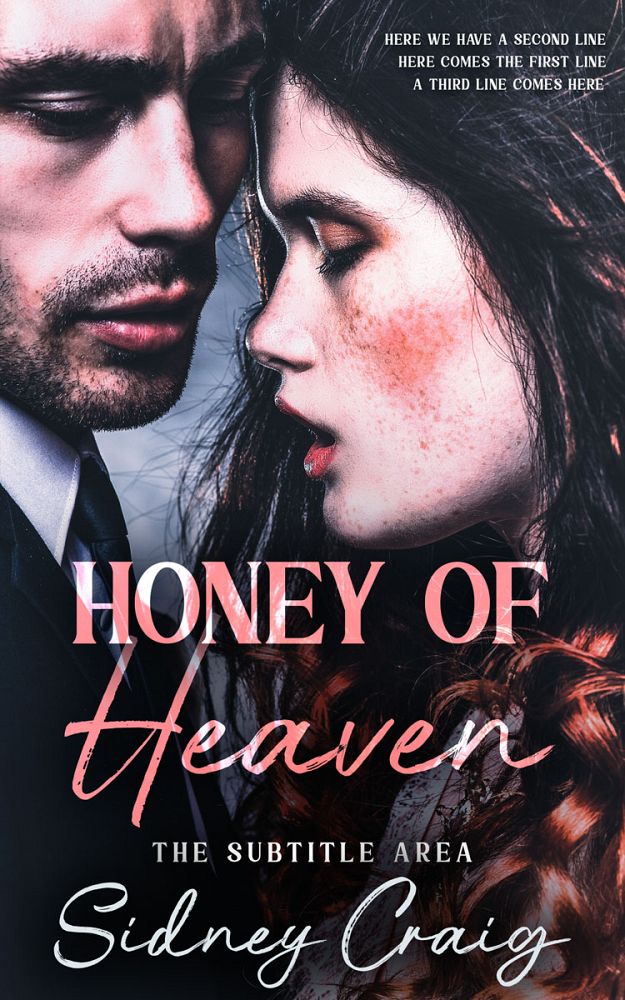 Front view of Cavern Pink #14187 - Premade Romance Book Cover | BookCoverZone
