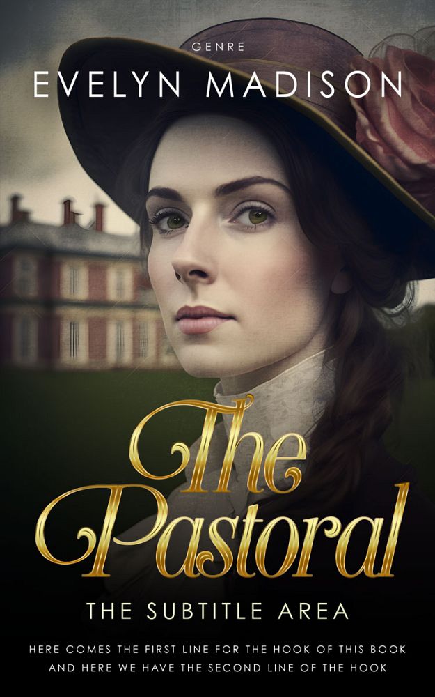 Front view of Cod Gray #14278 - Premade Historical Book Cover | BookCoverZone