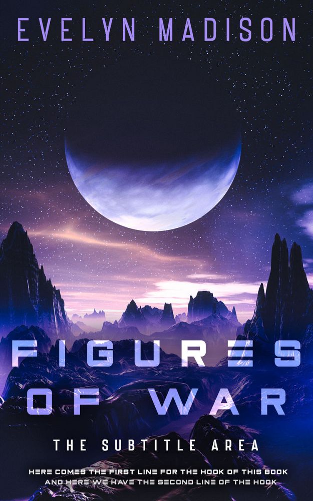 Front view of Mirage #14294 - Premade Science Fiction Book Cover | BookCoverZone