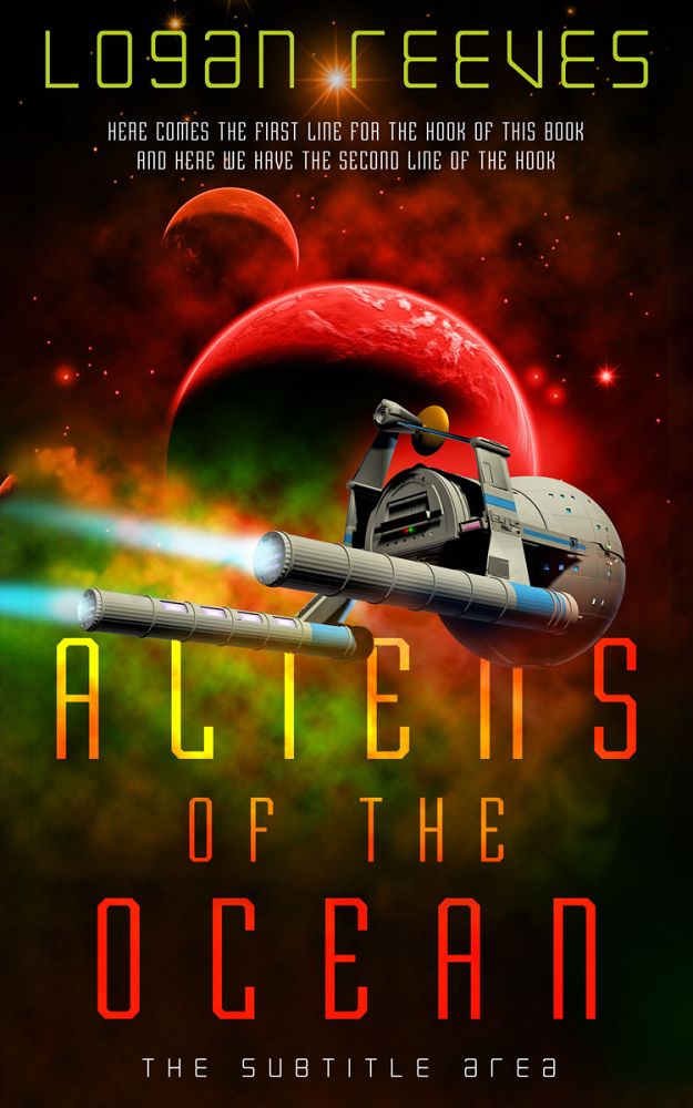 Front view of Cannon Black #14340 - Premade Apocalyptica Book Cover | BookCoverZone