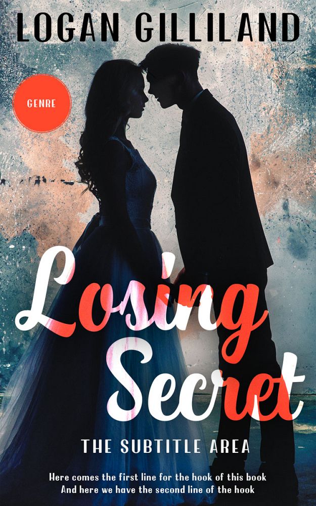 Front view of Ebony Clay #14385 - Premade Romance Book Cover | BookCoverZone
