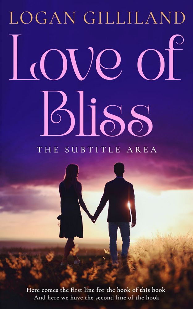 Front view of Blossom #14421 - Premade Romance Book Cover | BookCoverZone