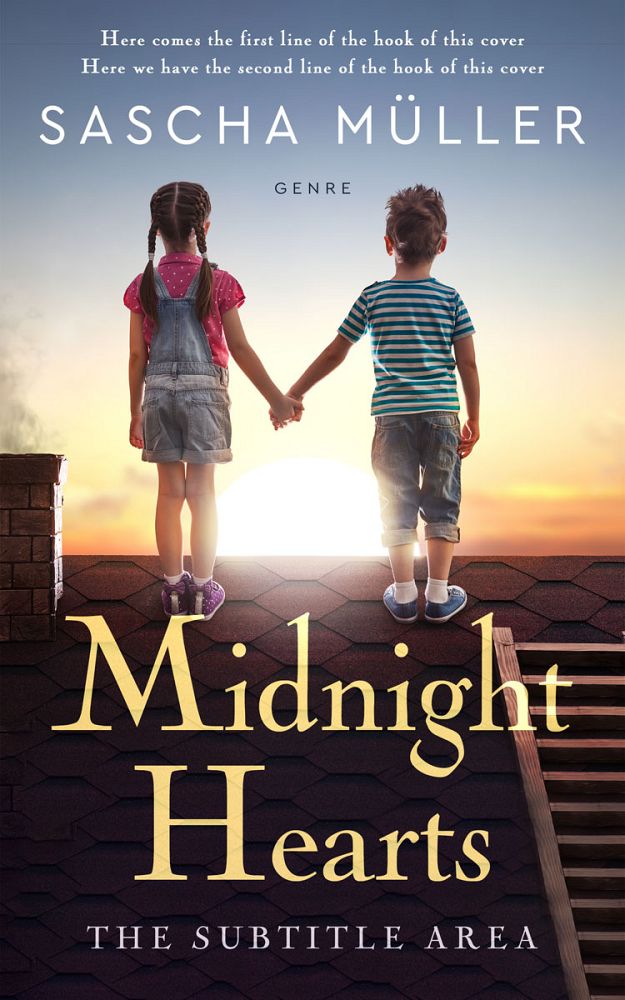 Front view of Double Spanish White #14457 - Premade Teen & Young Adult Book Cover | BookCoverZone