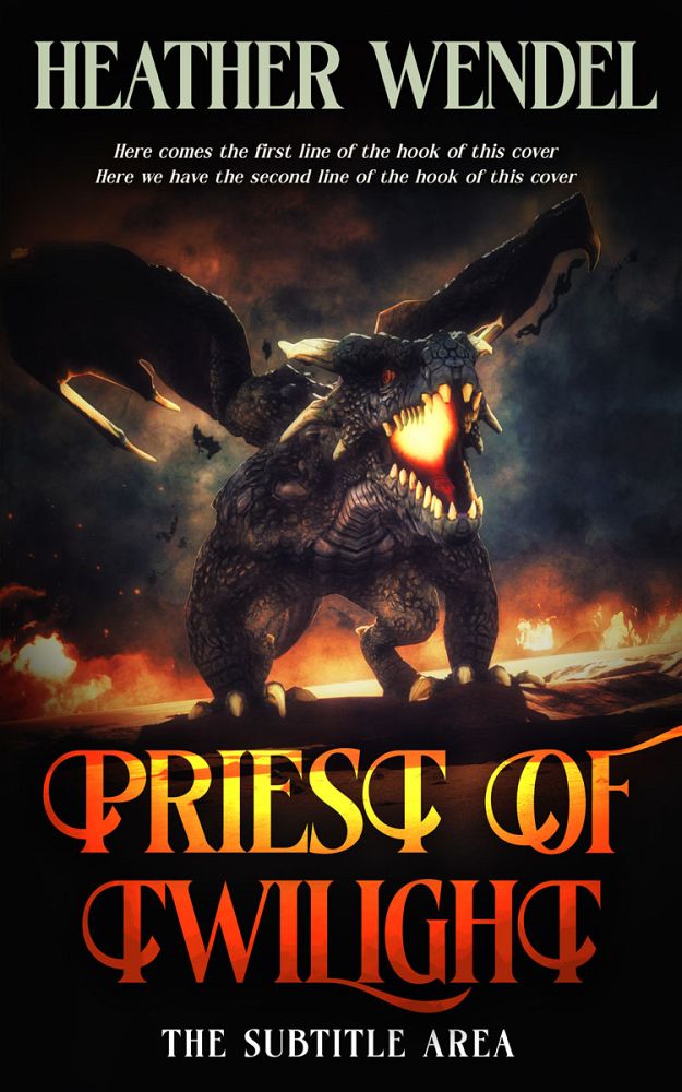 Front view of Cod Gray #14508 - Premade Fantasy Book Cover | BookCoverZone