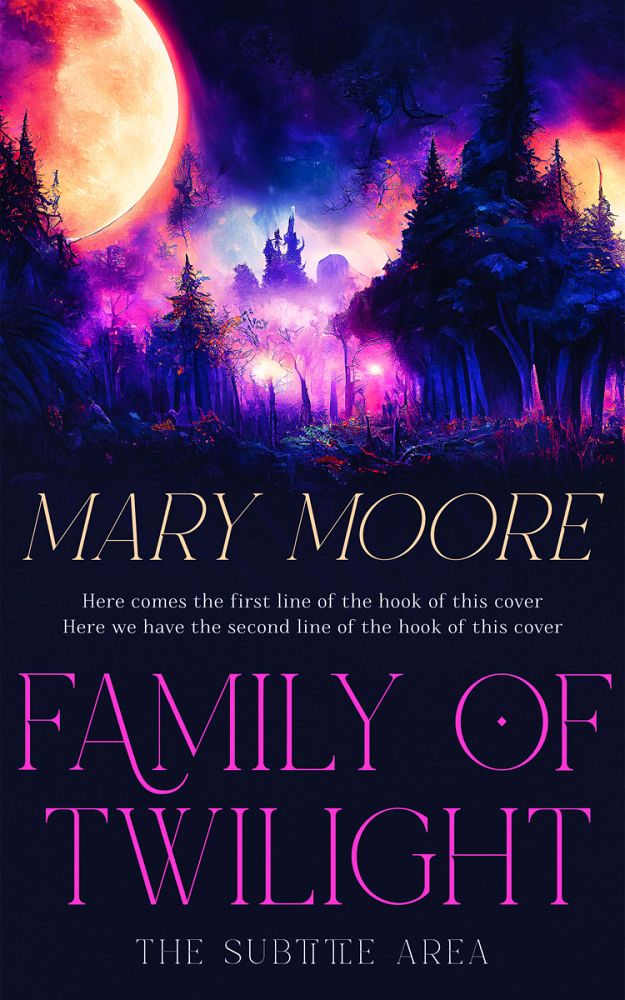 Front view of Deep Blush #14518 - Premade Fantasy Book Cover | BookCoverZone