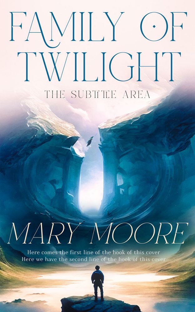 Front view of Ebb #14519 - Premade Fantasy Book Cover | BookCoverZone