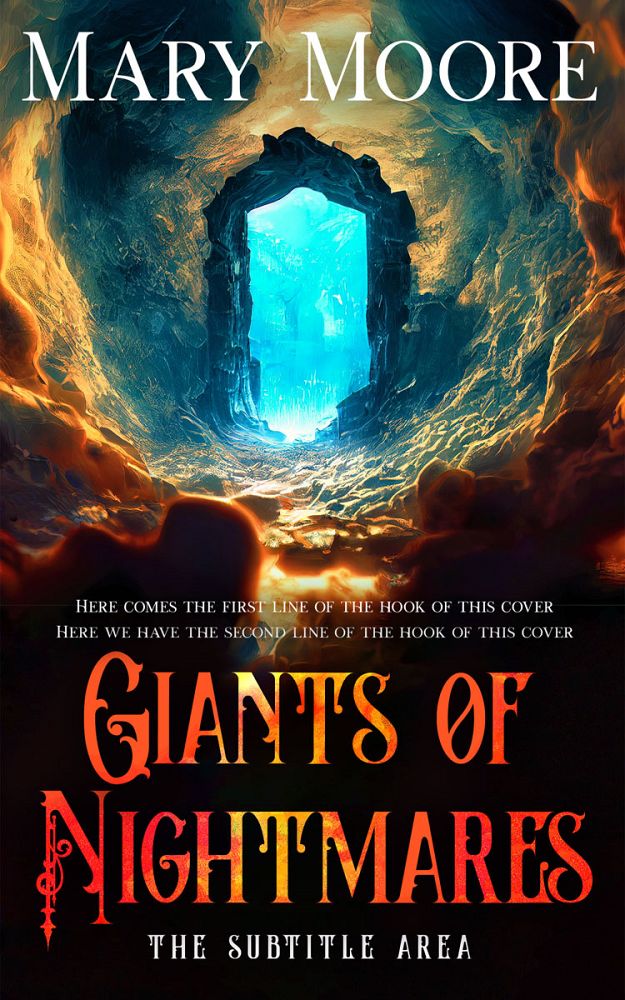 Front view of Raw Sienna #14522 - Premade Science Fiction Book Cover | BookCoverZone