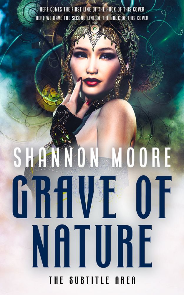 Front view of Big Stone #14535 - Premade Fantasy Book Cover | BookCoverZone