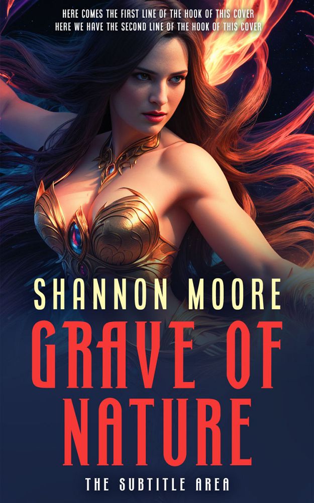 Front view of Terracotta #14553 - Premade Fantasy Book Cover | BookCoverZone