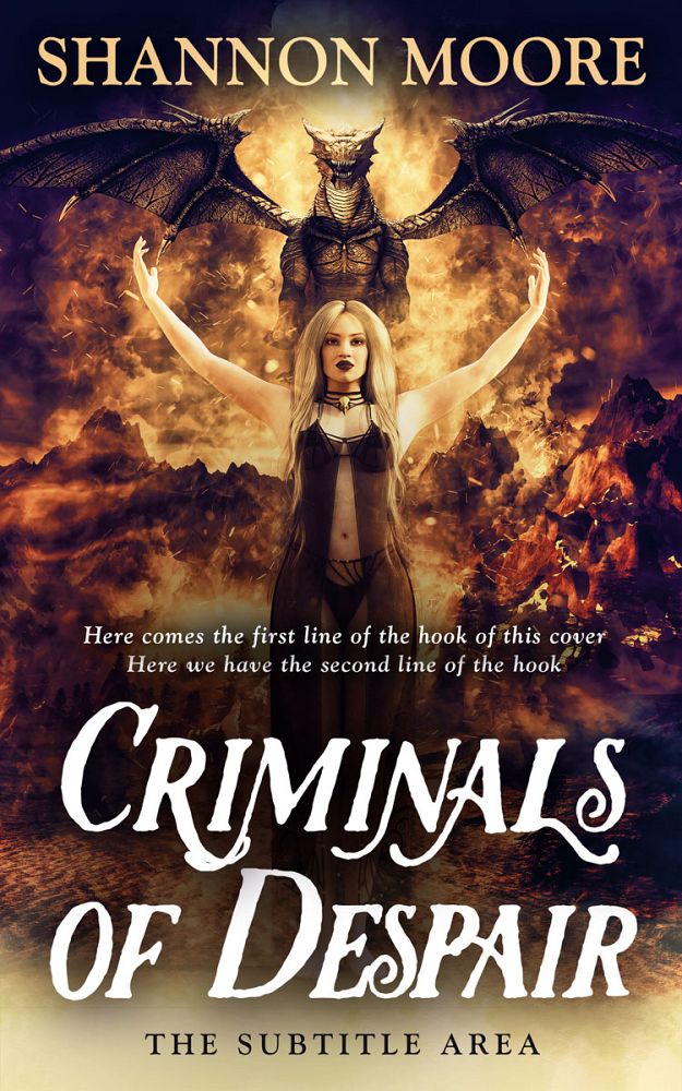 Front view of Tumbleweed #14590 - Premade Fantasy Book Cover | BookCoverZone