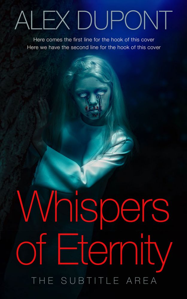 Front view of Black Pearl #14638 - Premade Horror Book Cover | BookCoverZone