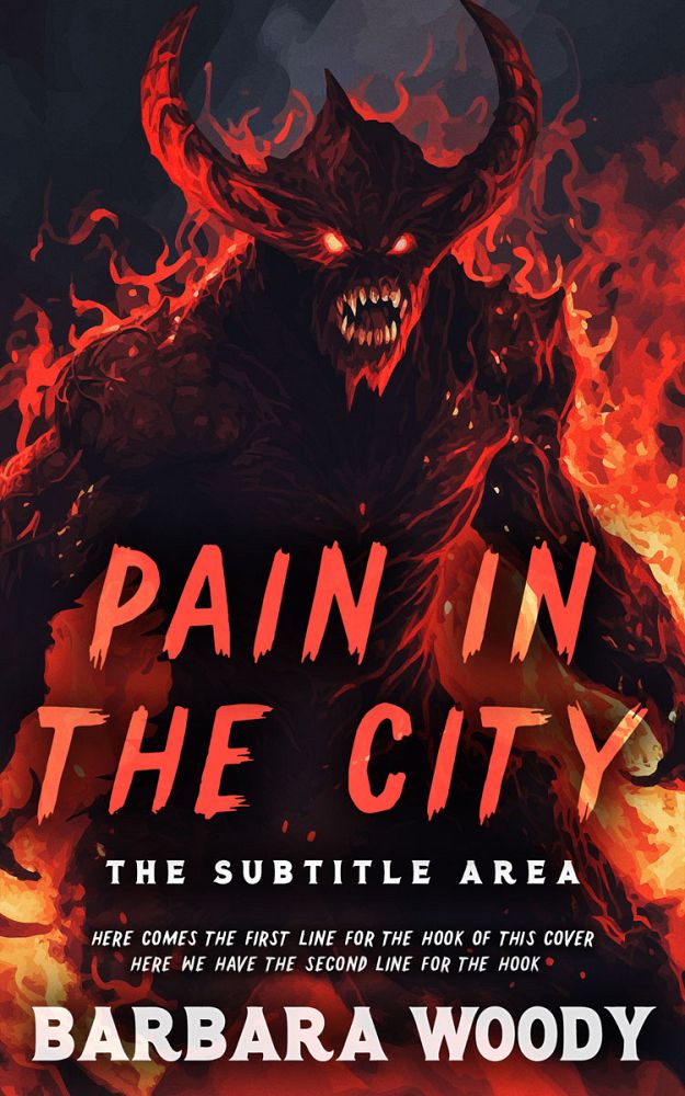 Front view of Terracotta #14702 - Premade Horror Book Cover | BookCoverZone
