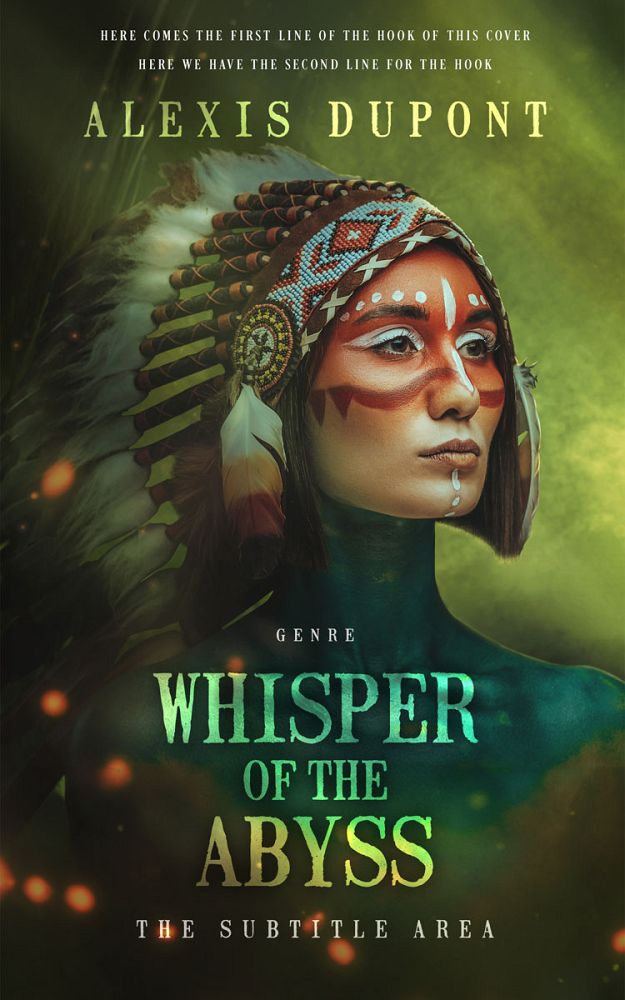 Front view of Rangitoto #14748 - Premade Fantasy Book Cover | BookCoverZone