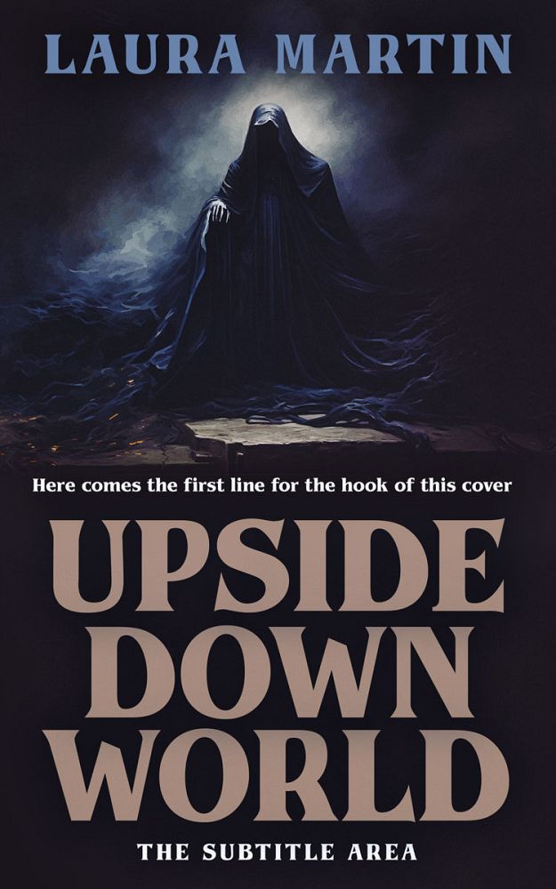 Front view of Steel Gray #14770 - Premade Horror Book Cover | BookCoverZone