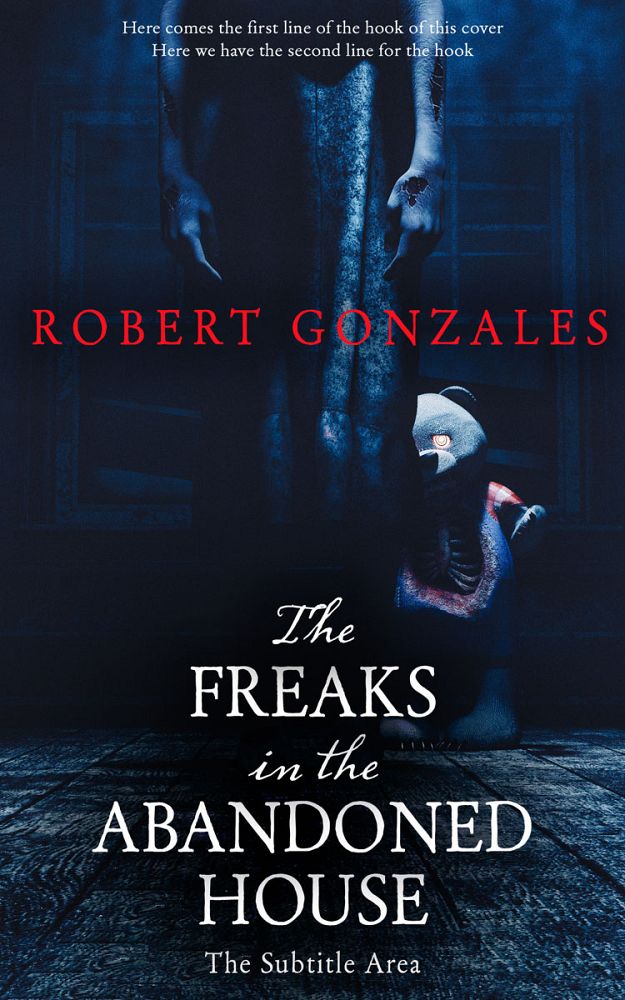 Front view of Ebony #14794 - Premade Horror Book Cover | BookCoverZone
