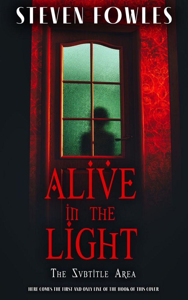 Front view of Cod Gray #14831 - Premade Horror Book Cover | BookCoverZone